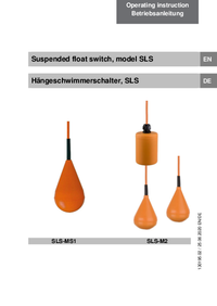 Thumbnail of document Manual - SLS Suspended Float Switch